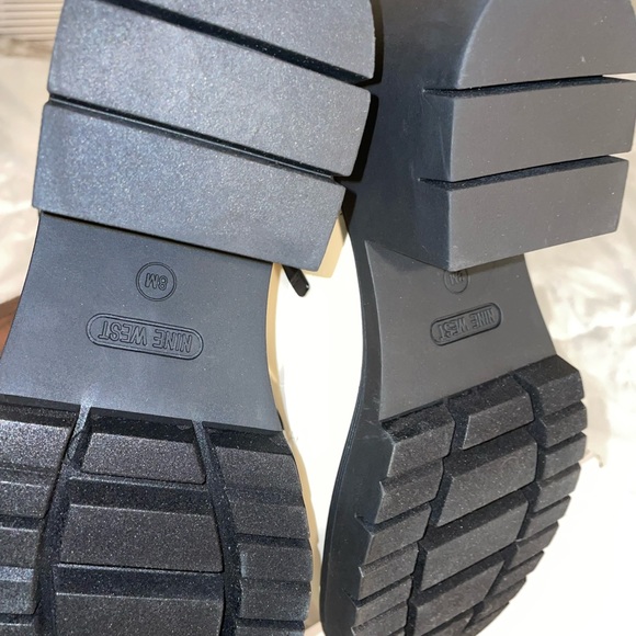 NEW IN BOX NINE WEST COMBAT BOOTS - Picture 7 of 8